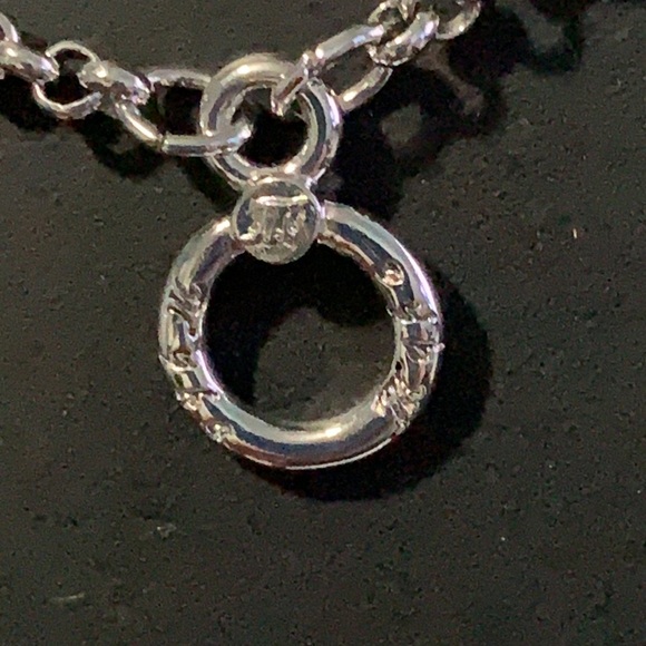 NWT MYKA BRIGHT RHODIUM SILVER NECKLACE CH2008 - Picture 3 of 12